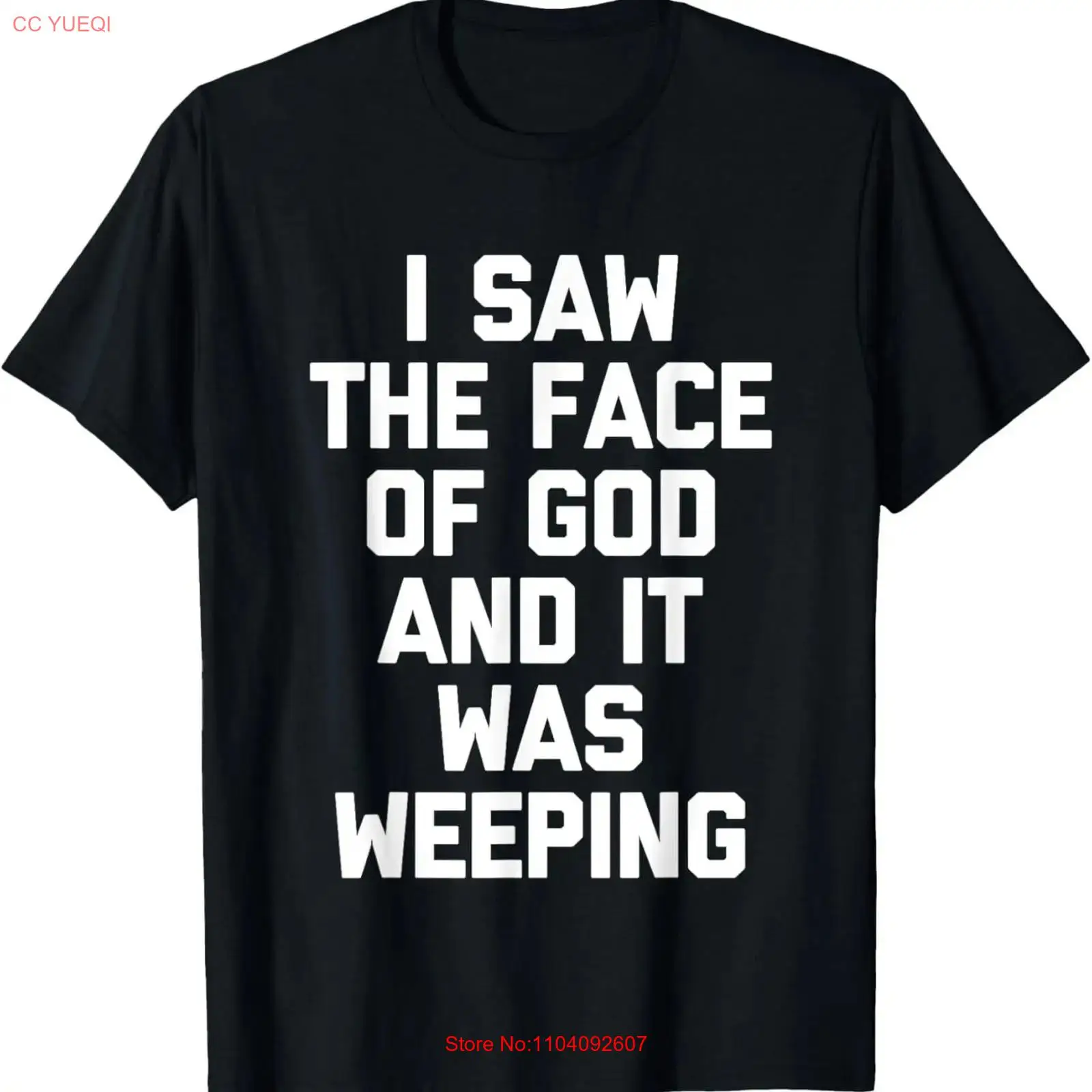 Face Wash Mens - I Saw The Face Of God