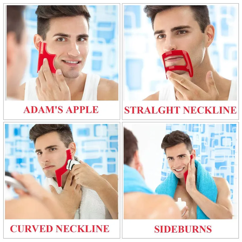 2/4Pcs Men's Beard Combs Hair  - Men'S Grooming Scissors review and price