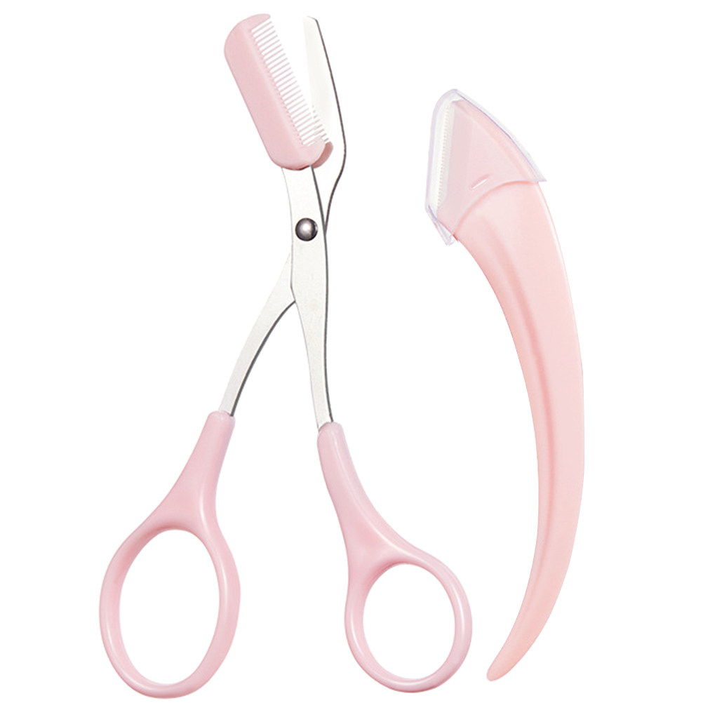 Eyebrow Trimmer Scissors Kit S - Men'S Grooming Eyebrow Shape review and price