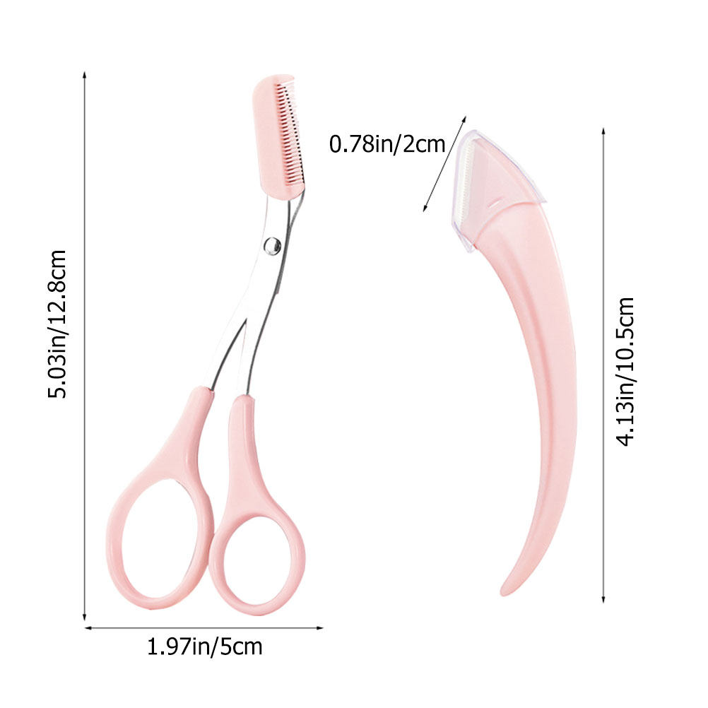 Eyebrow Trimmer Scissors Kit S - Men'S Grooming Eyebrow Shape review and price