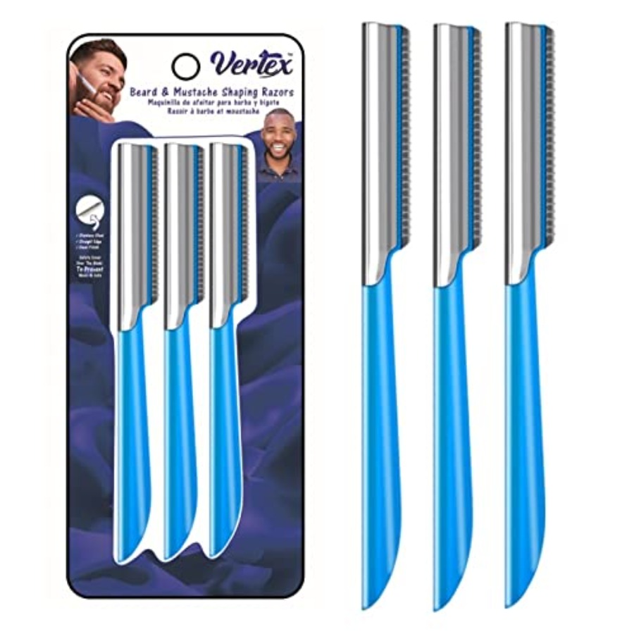 Beard Shaping Razor Tool Musta - Men'S Grooming Eyebrow Shape review and price