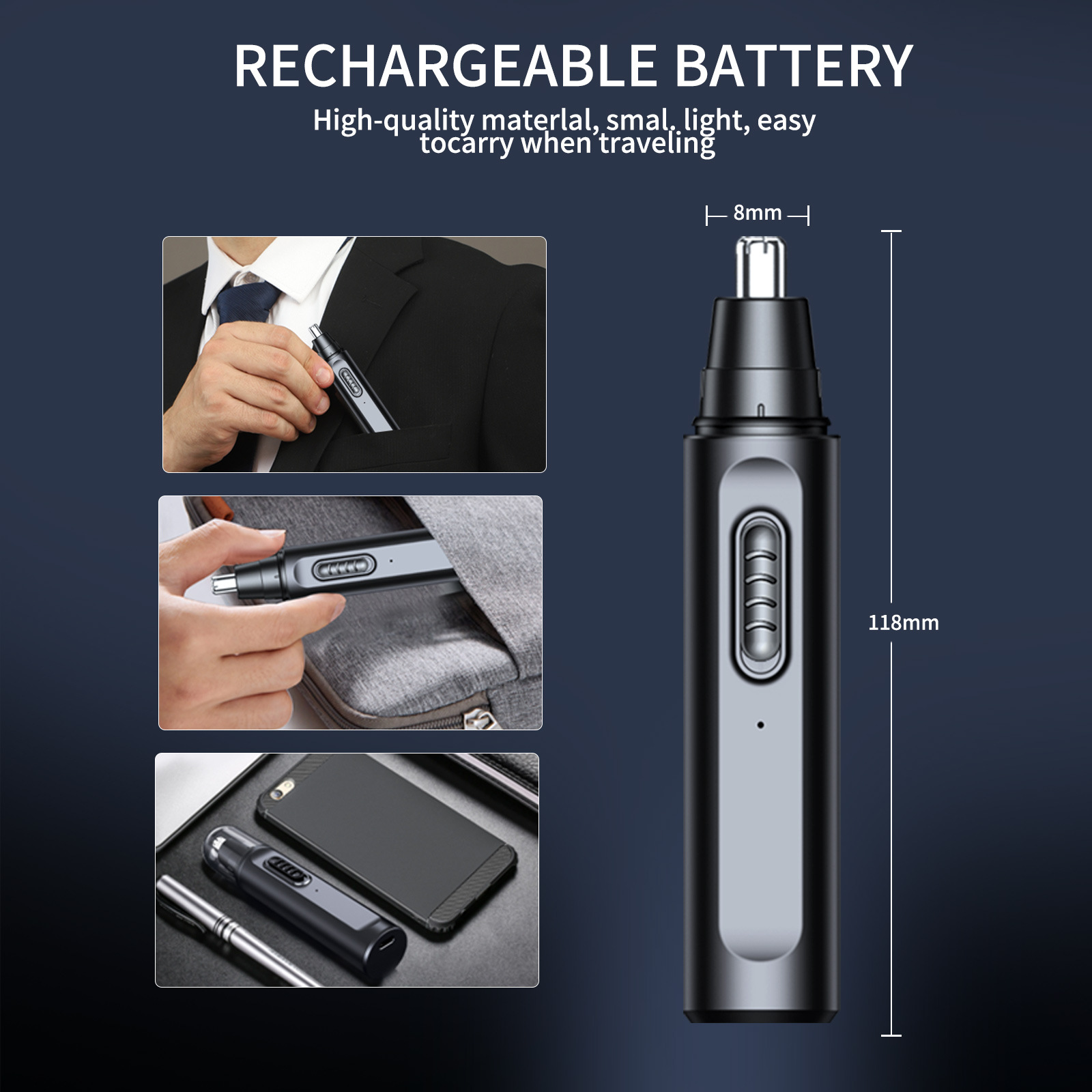 Nose Hair Trimmer for Men Elec - Men'S Grooming Scissors review and price