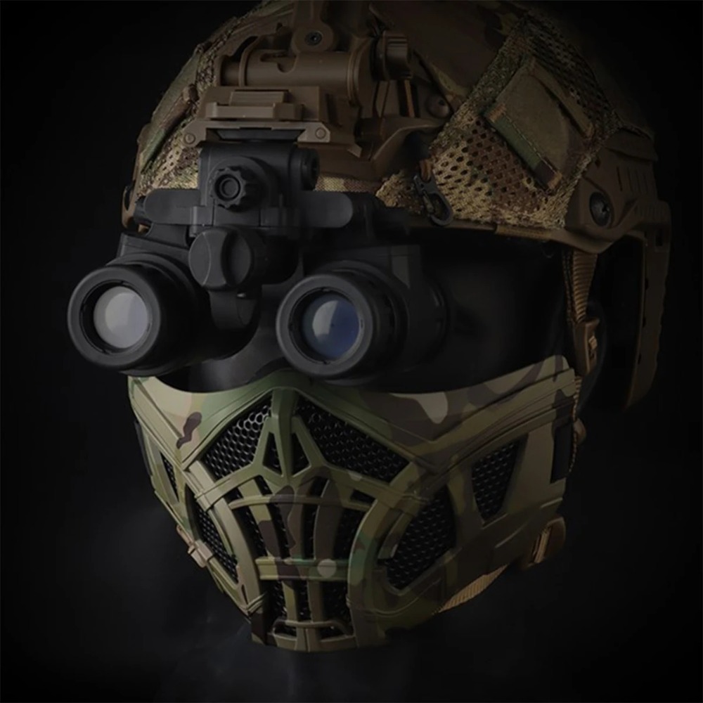 Tactical Airsoft Half Face Mas - Face Wash Mens review and price