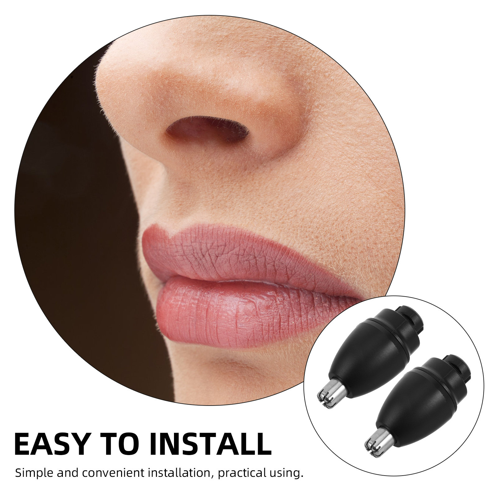 2Pcs Replacement Heads Nose Ha - Men'S Grooming Blade review and price
