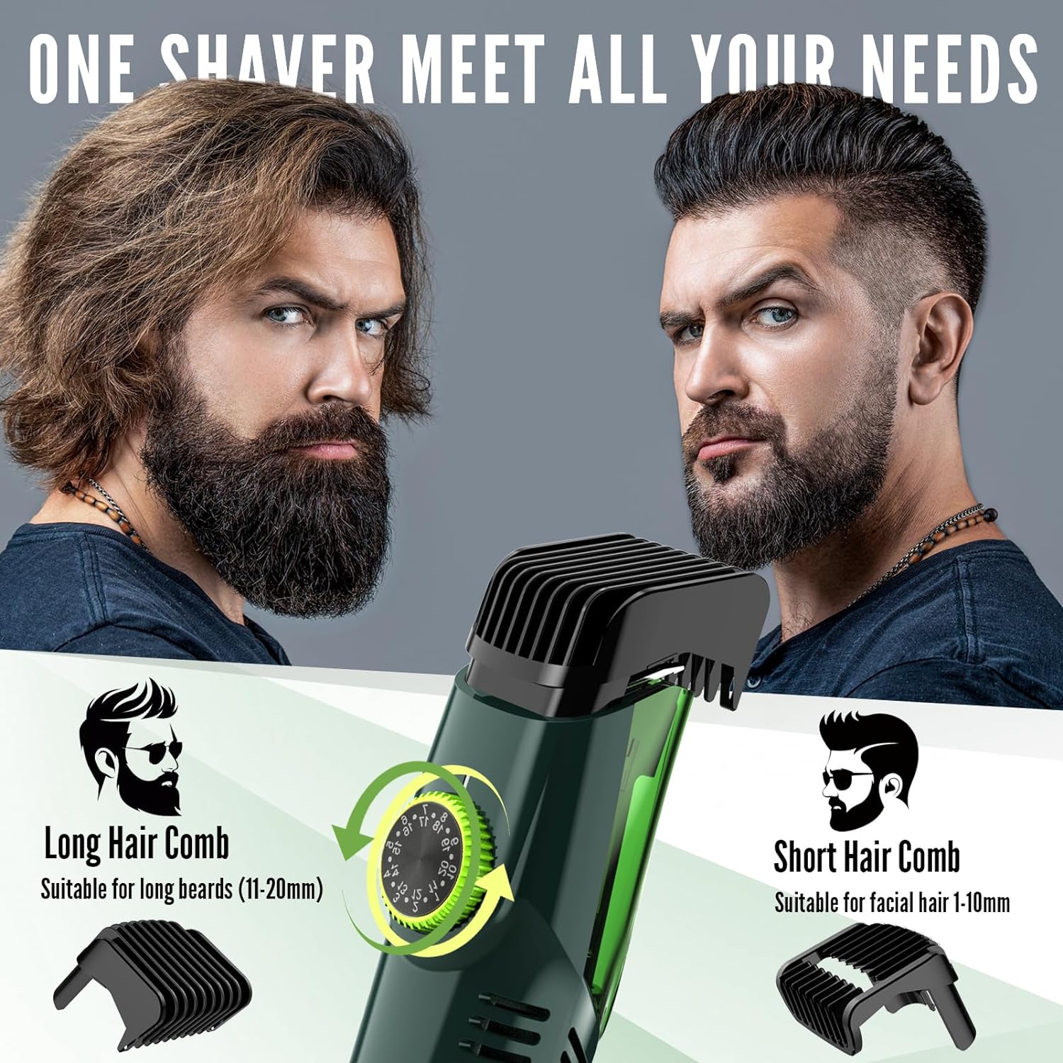 Hatteker Beard Trimmer for Men - Mens Grooming Kit Bag review and price