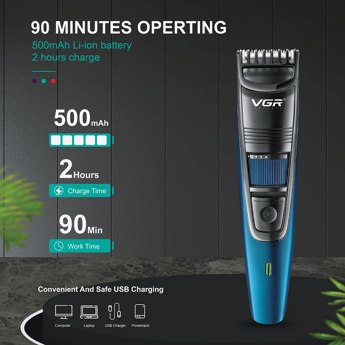 VGR 0.5-10mm Adjustable Beard  - Face Wash Mens review and price