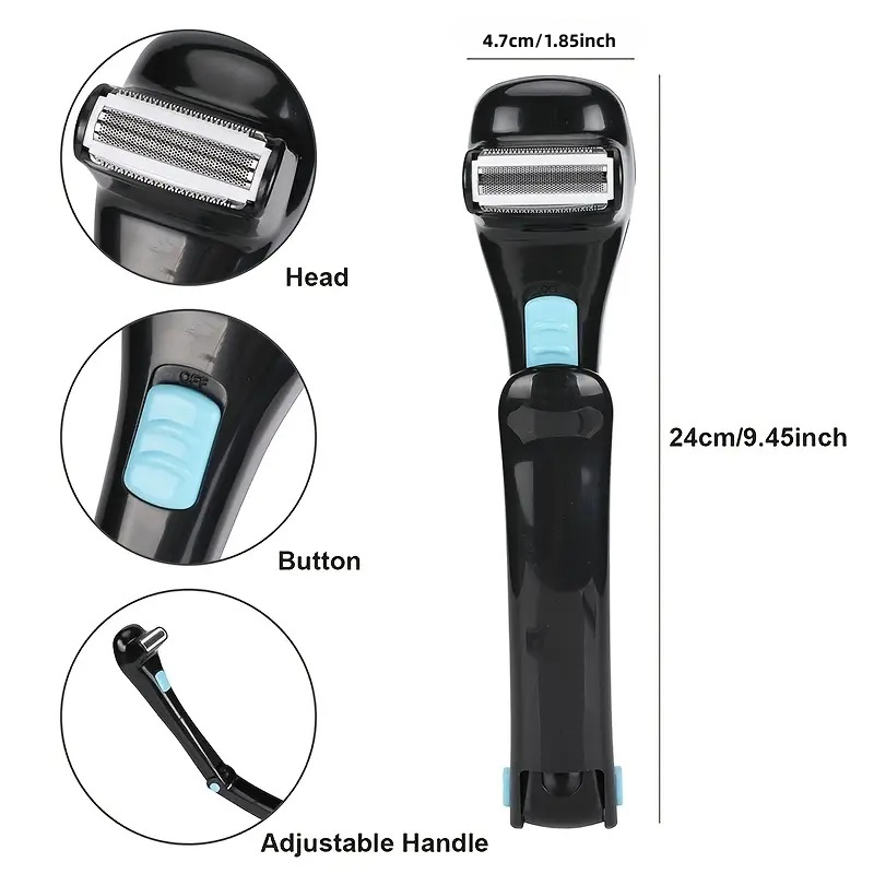 Rechargeable Electric Back Sha - Men'S Grooming Blade review and price
